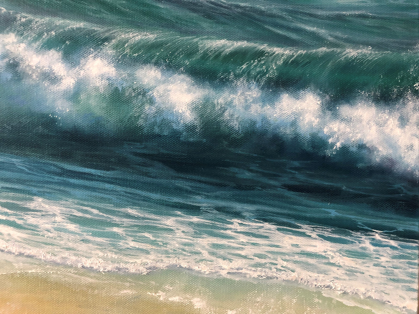 Wave of Joy, original oil painting