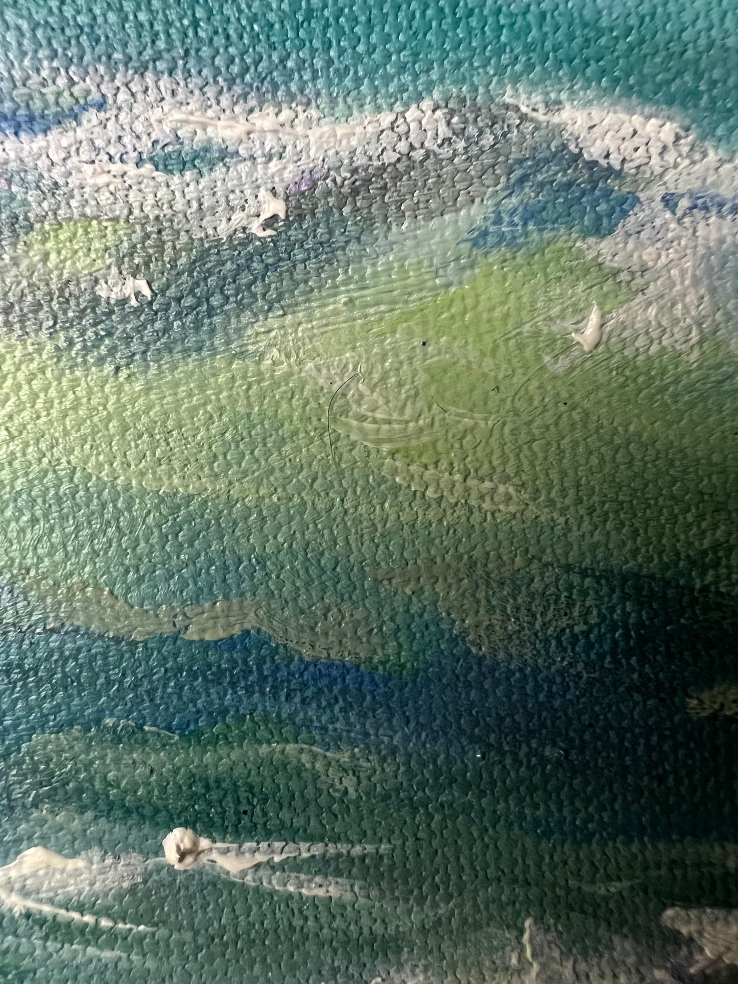 Soft Waves, original oil painting, seascape