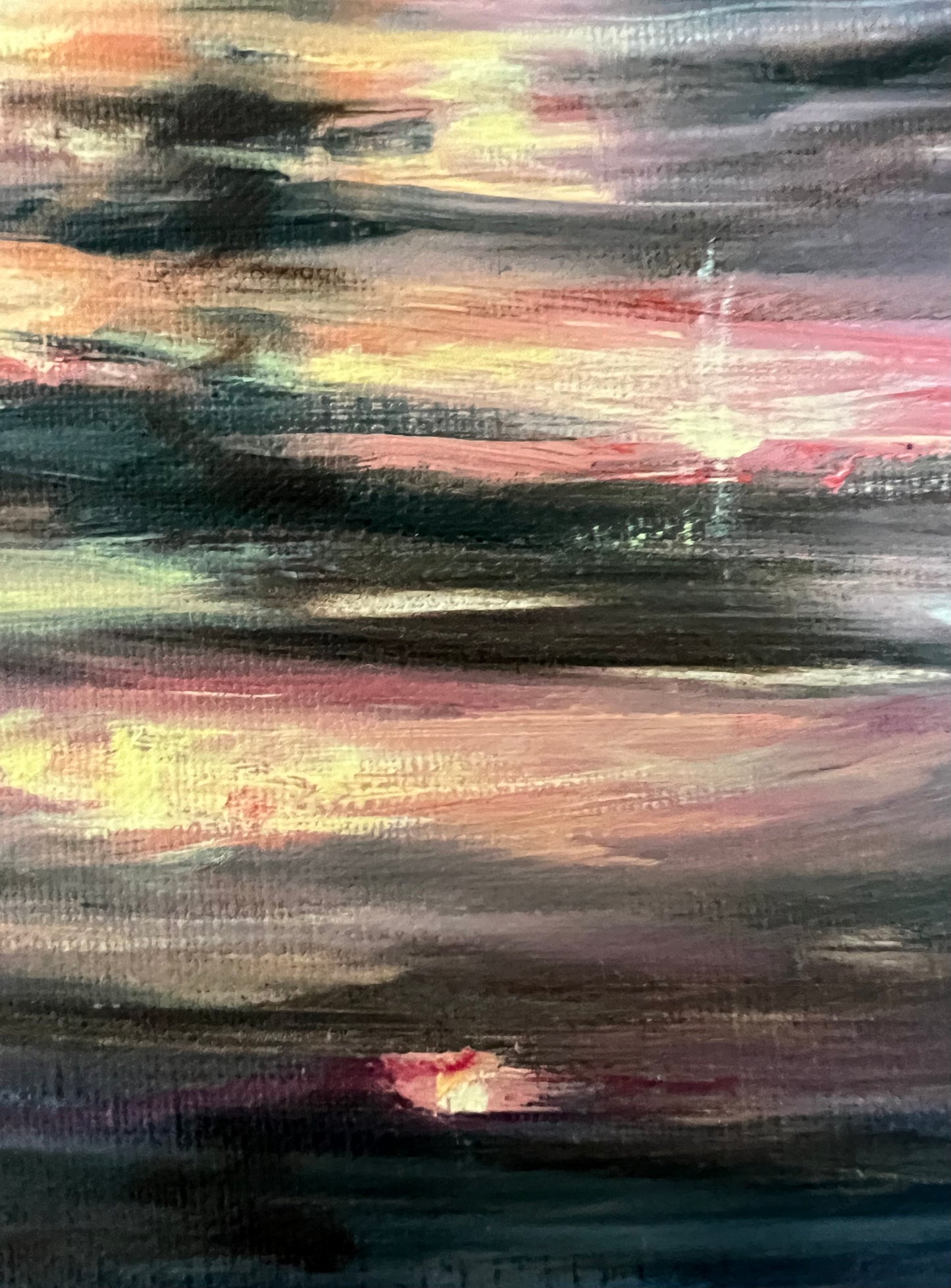 Collecting Stardust, 30x40 cm, Linen, original oil painting