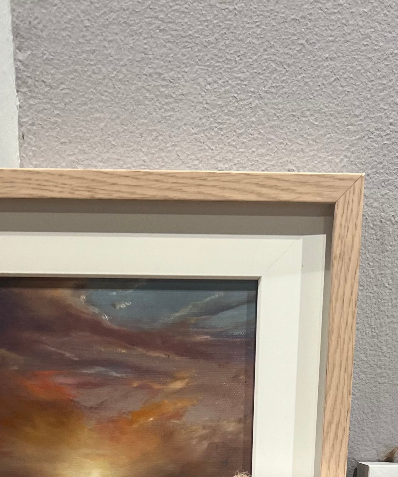 New Dawn, 30x22 cm, original seascape oil painting