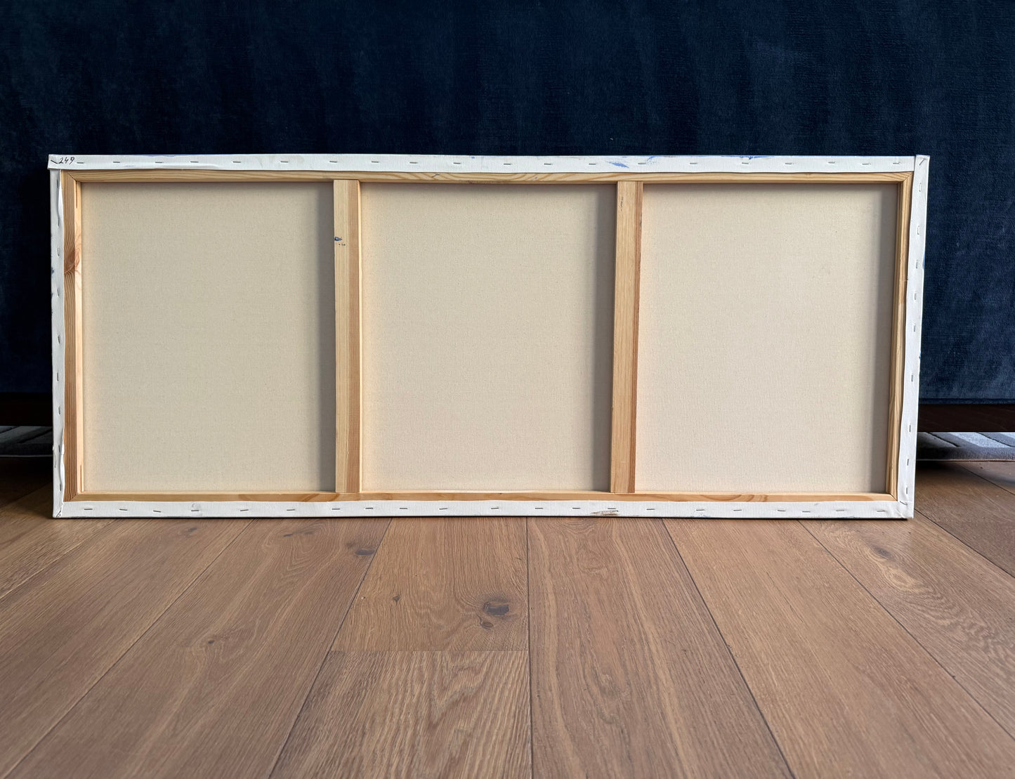 Crystal Cove, 50x120 cm, original sea oil painting