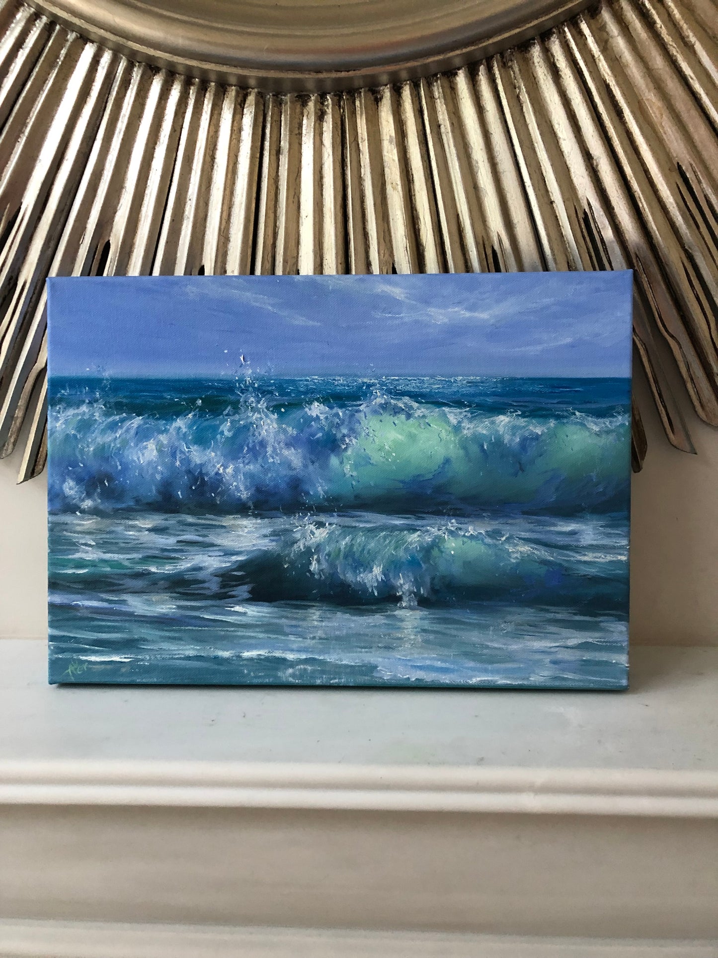 Endless Summer, original oil painting, seascape