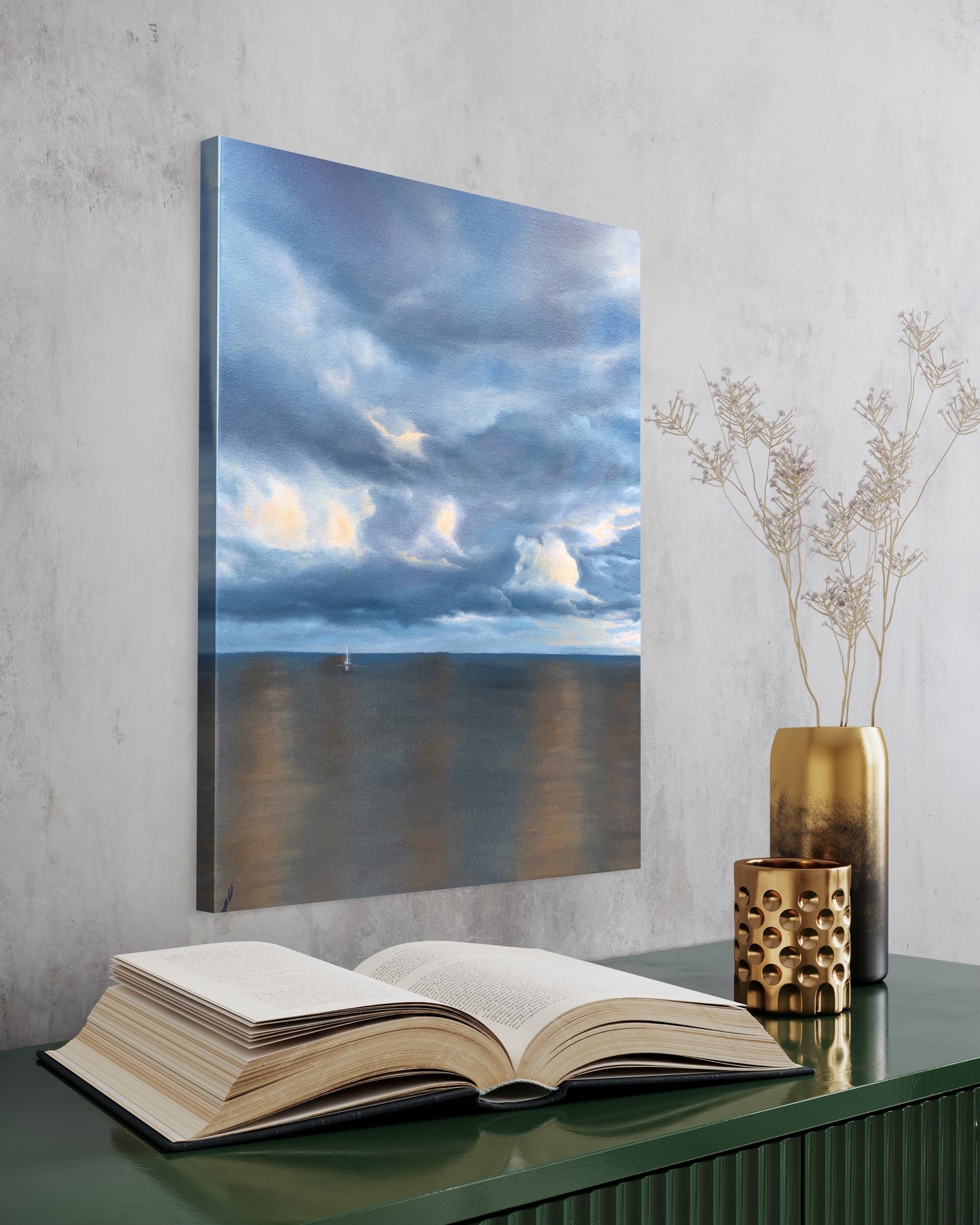 New Horizons, original oil painting, seascape