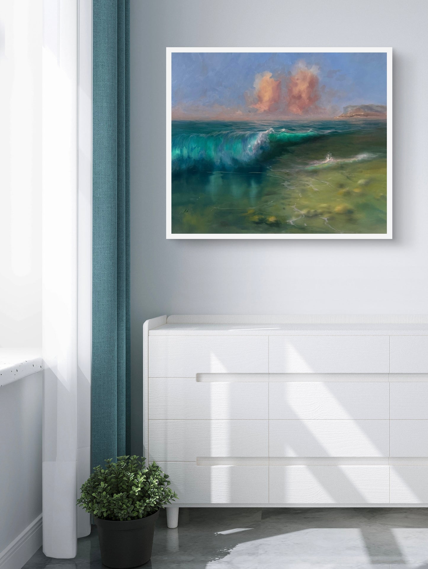 Summer, 50x60 cm, original oil painting
