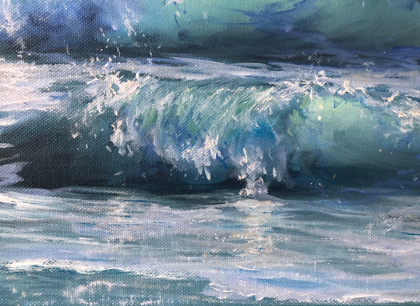 Endless Summer, original oil painting, seascape