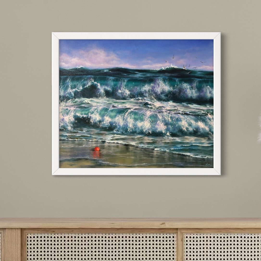 The Gift, 50x60 cm, original oil painting