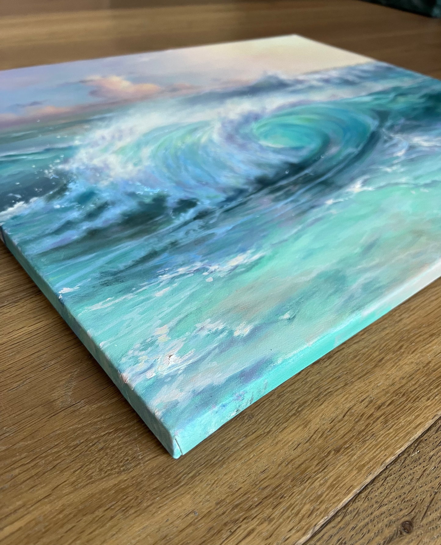 Dreamy Coast, 50x60 cm, original oil painting