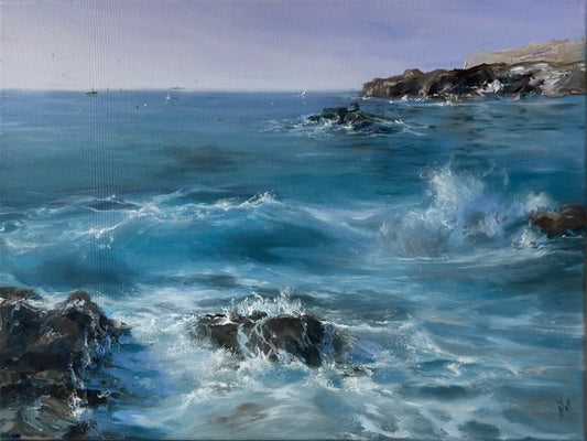 Never-ending Summer, 30x40 cm, original oil painting