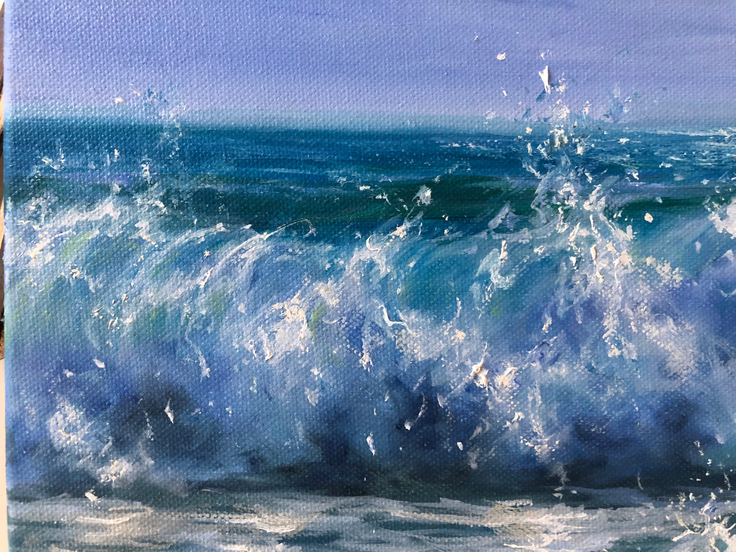 Endless Summer, original oil painting, seascape
