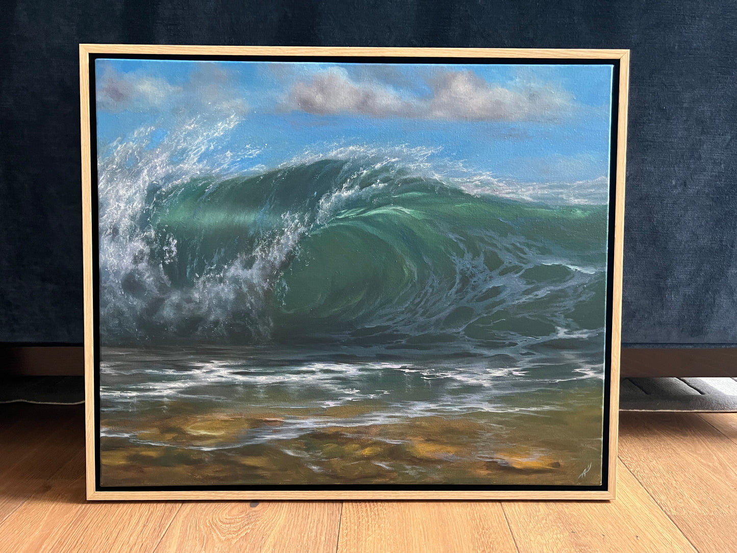 Only We Know, original oil ocean painting