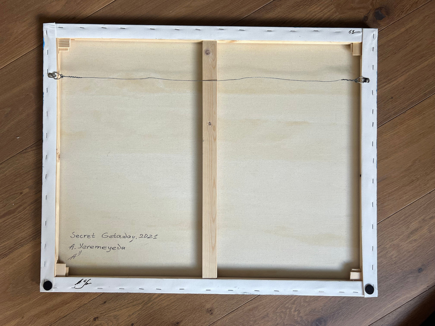 Secret Getaway, 61x76 cm, original oil painting