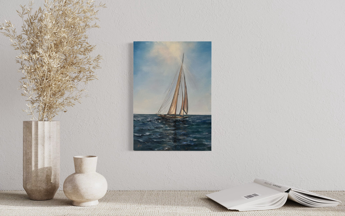 Perfect Day, original oil painting, seascape