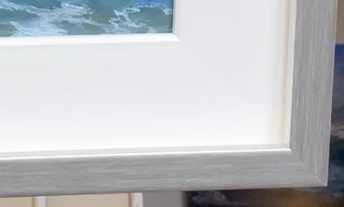 Rolling into Summer, 13x18 cm, original seascape oil painting