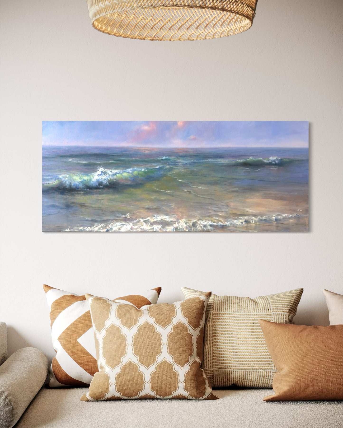 Realistic sea painting