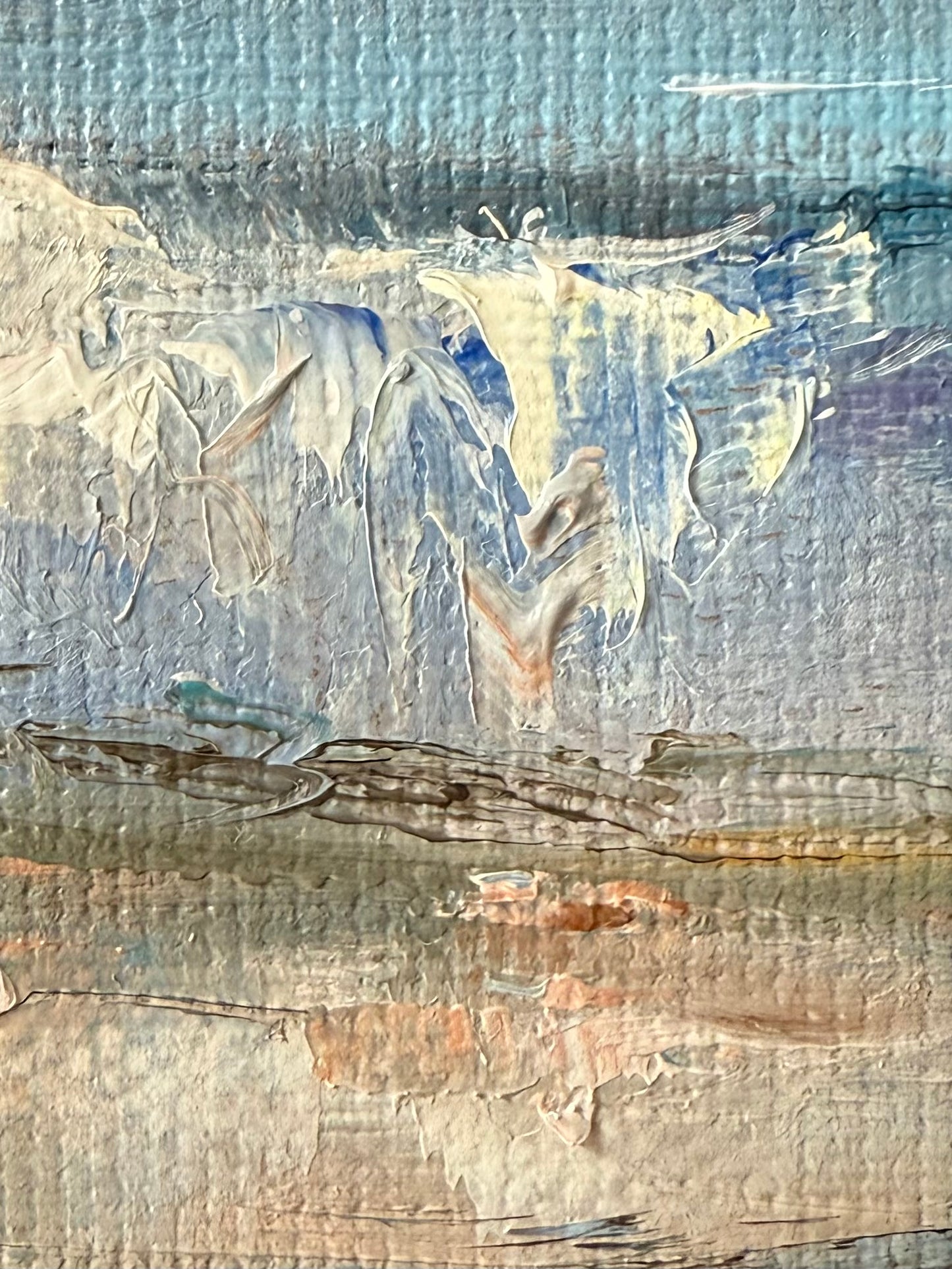 Ocean’s romance, 30x40 cm, original seascape oil painting