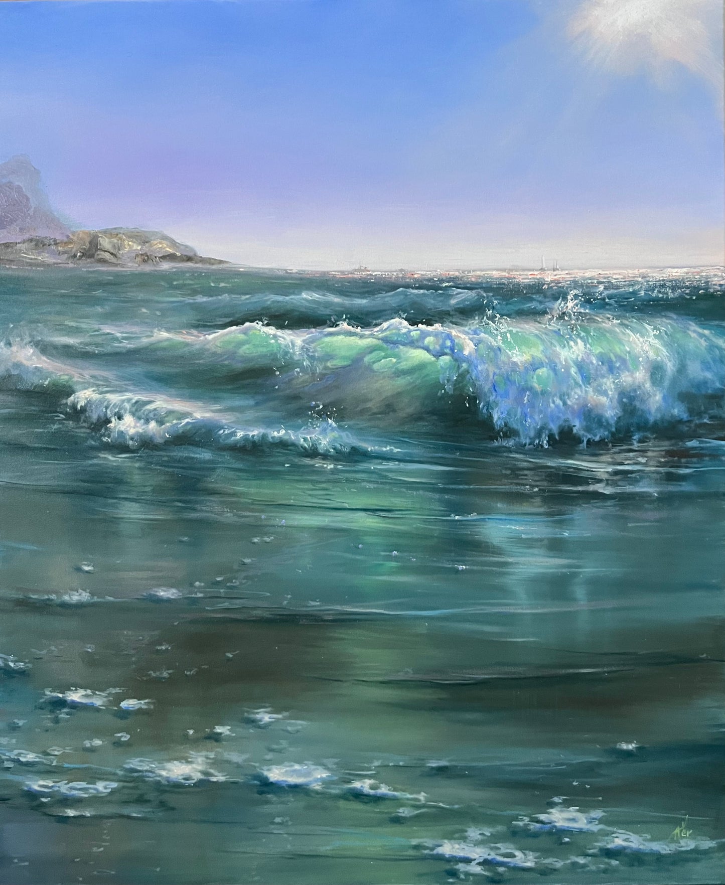 Glorious Day, 50x60 cm, original oil painting