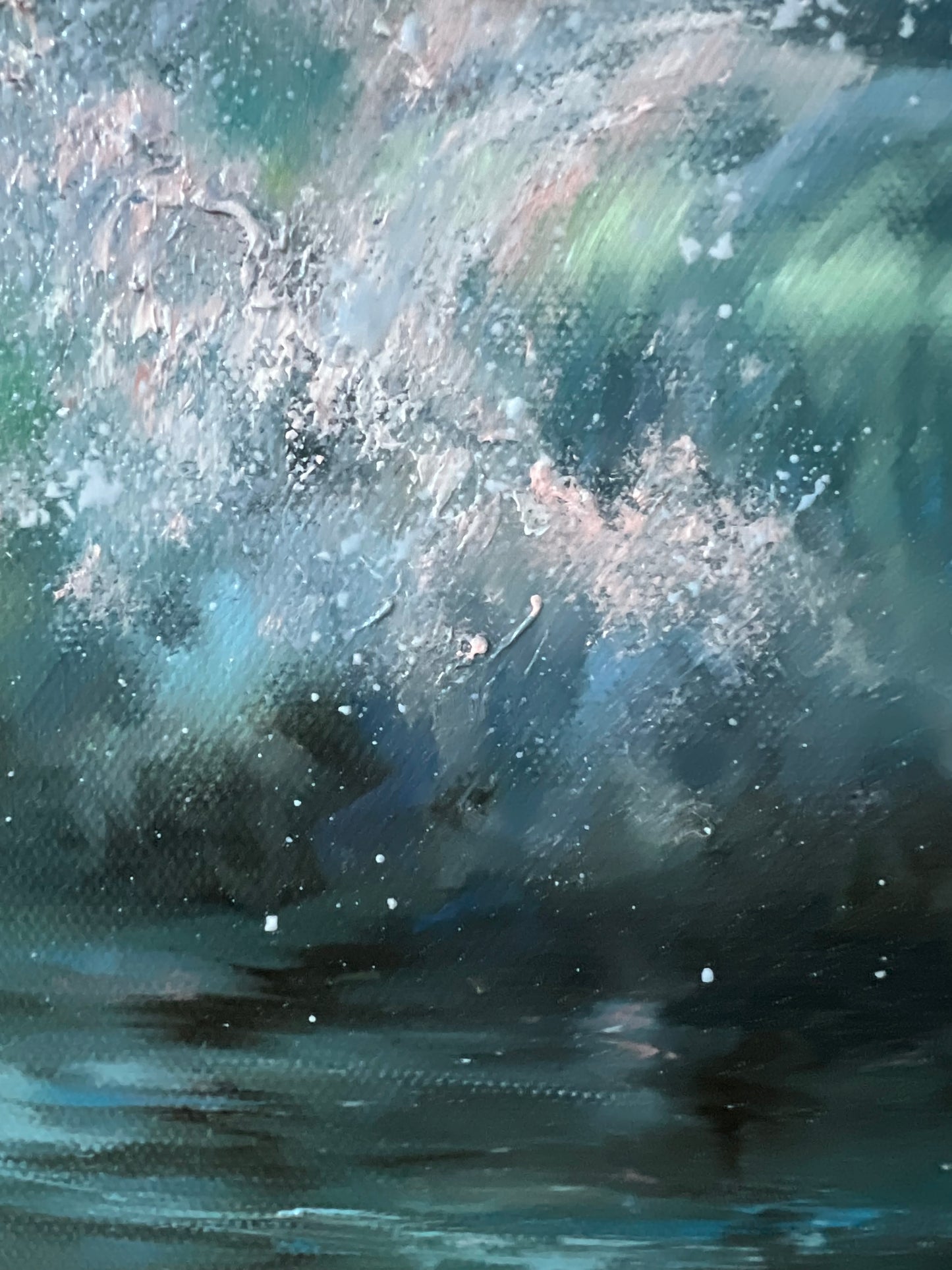 August Dawn, 30x22 cm, original seascape oil painting