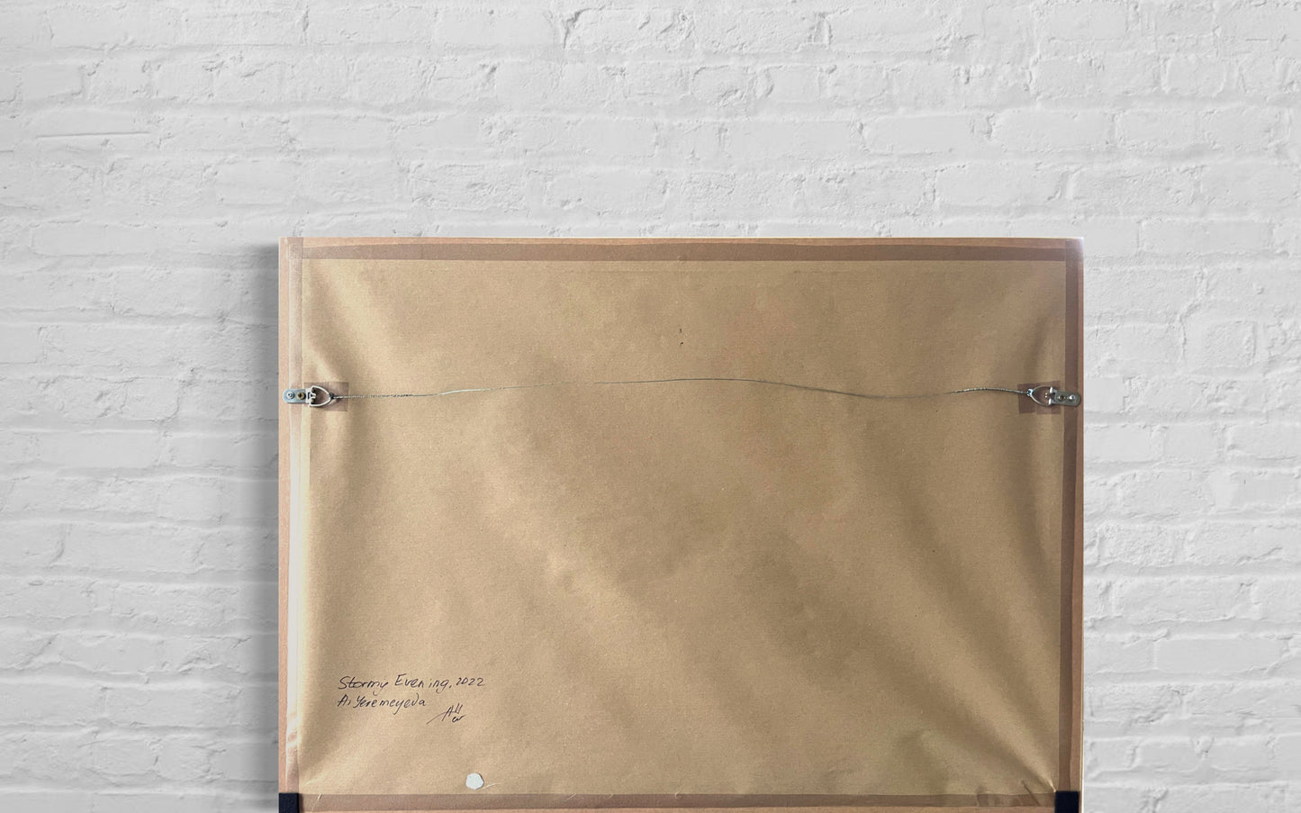 Stormy Evening, 60x84 cm, original oil painting