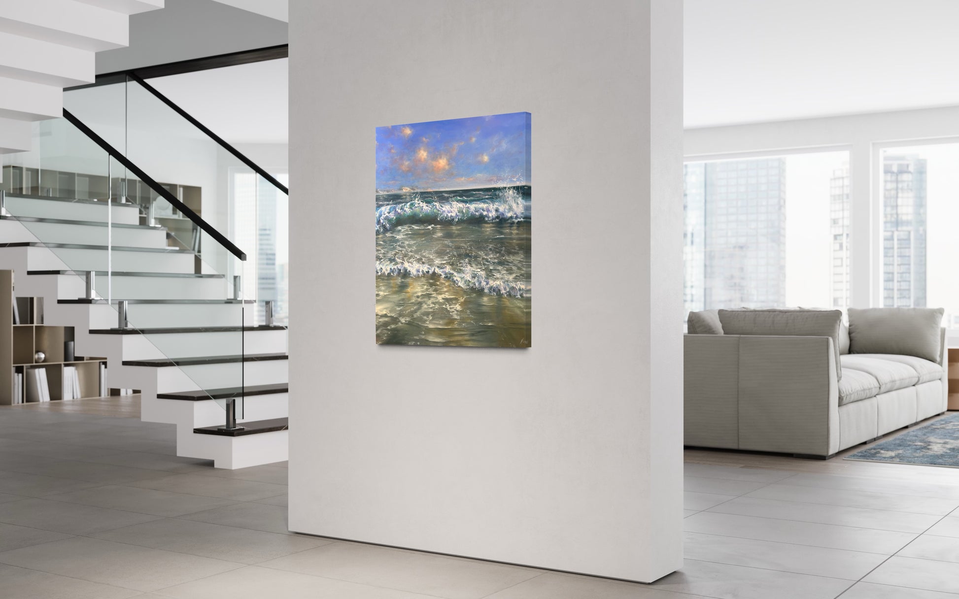 Large ocean painting to buy