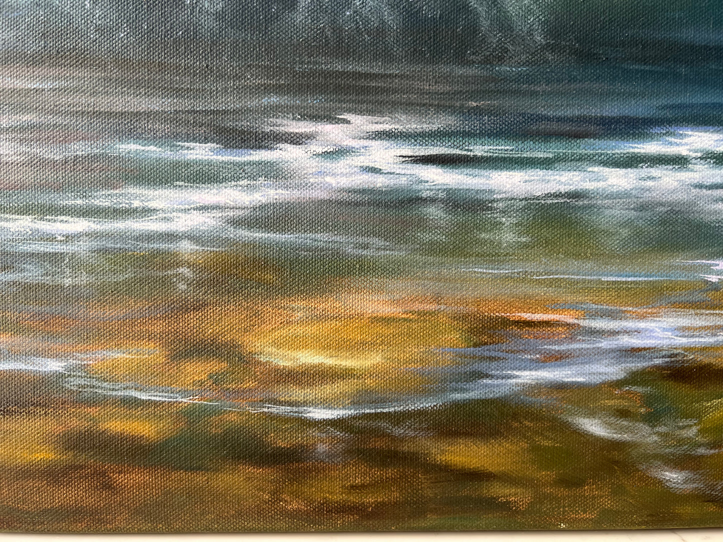 Only We Know, original oil ocean painting