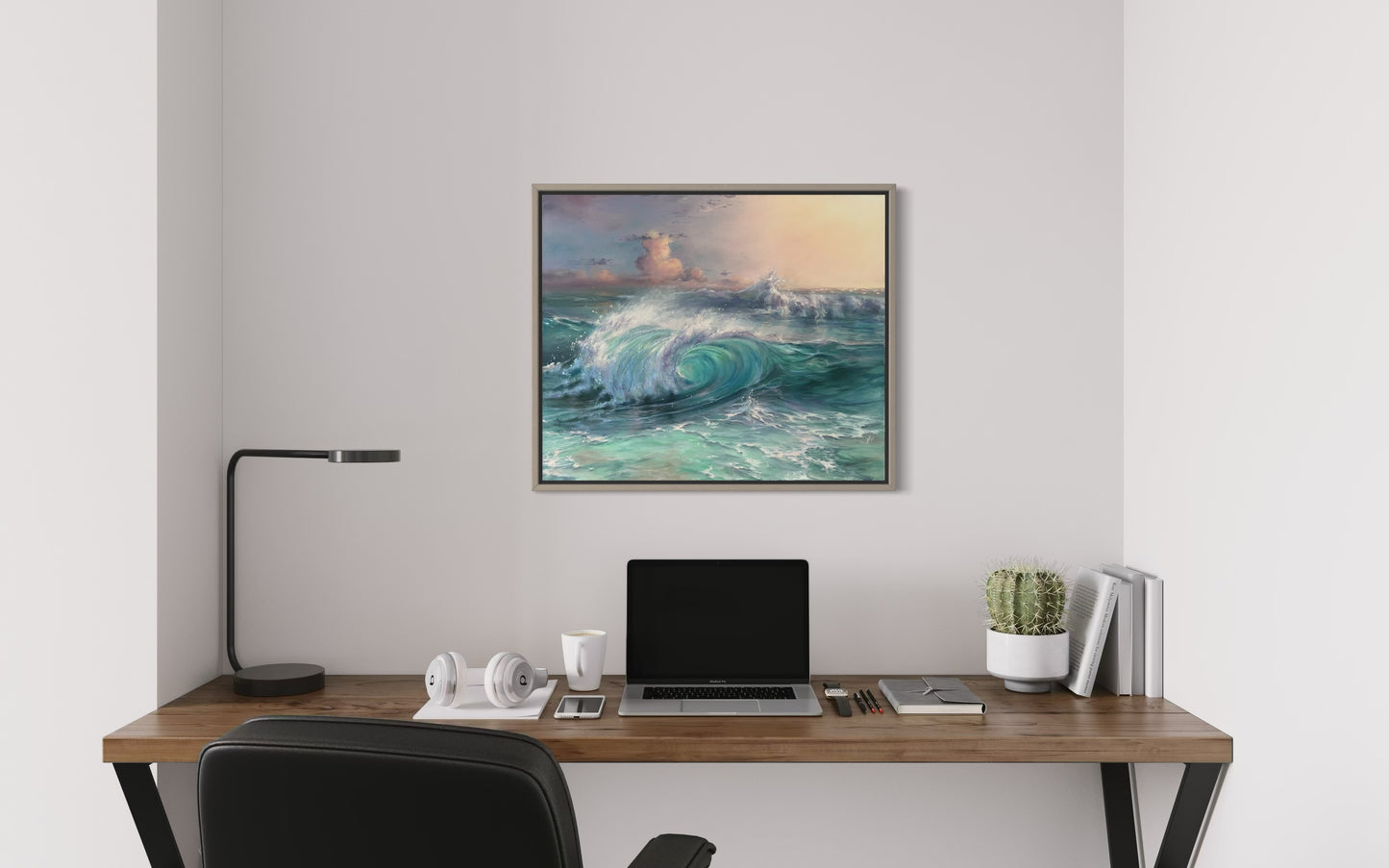 Dreamy Coast, 50x60 cm, original oil painting