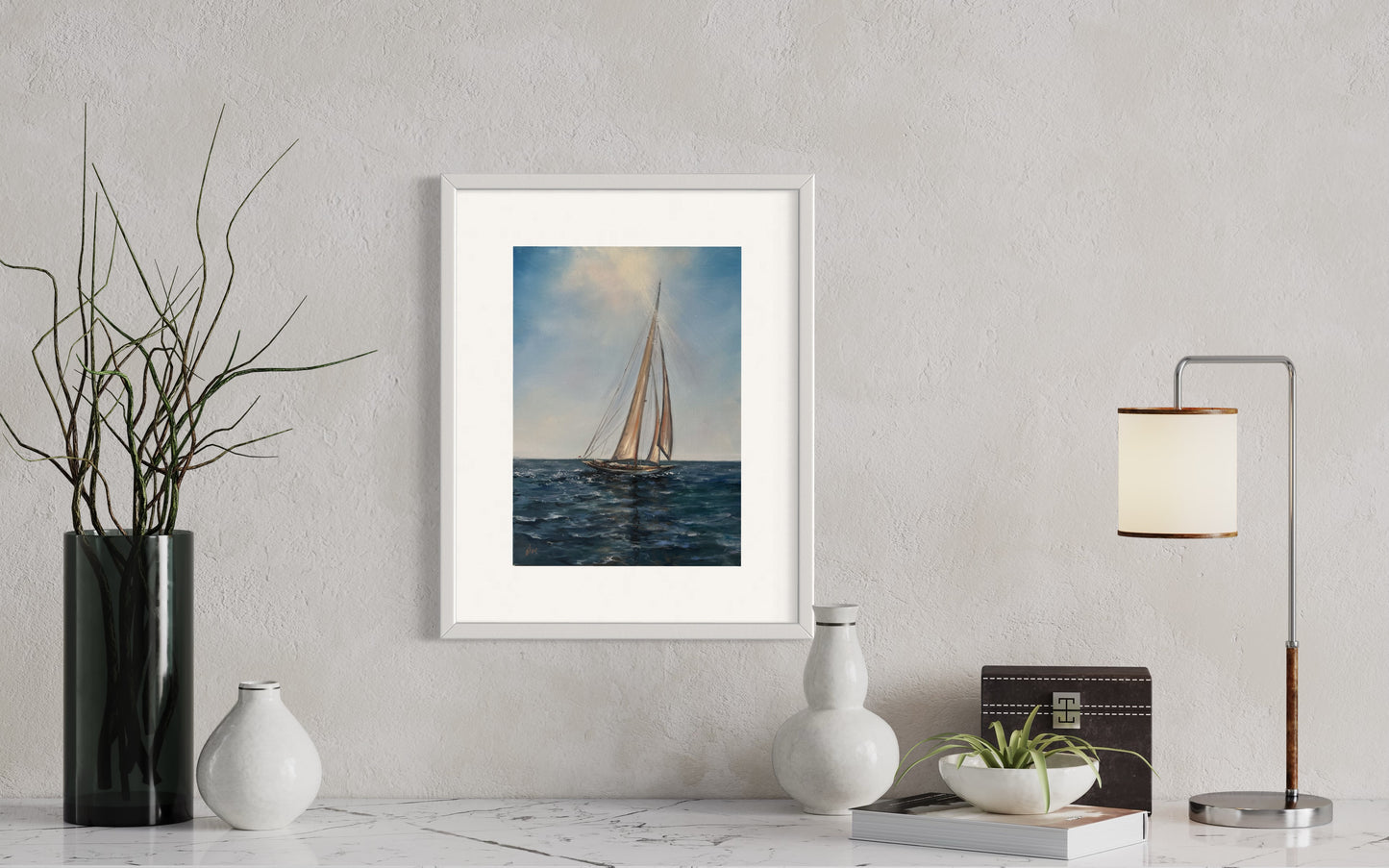 Perfect Day, original oil painting, seascape