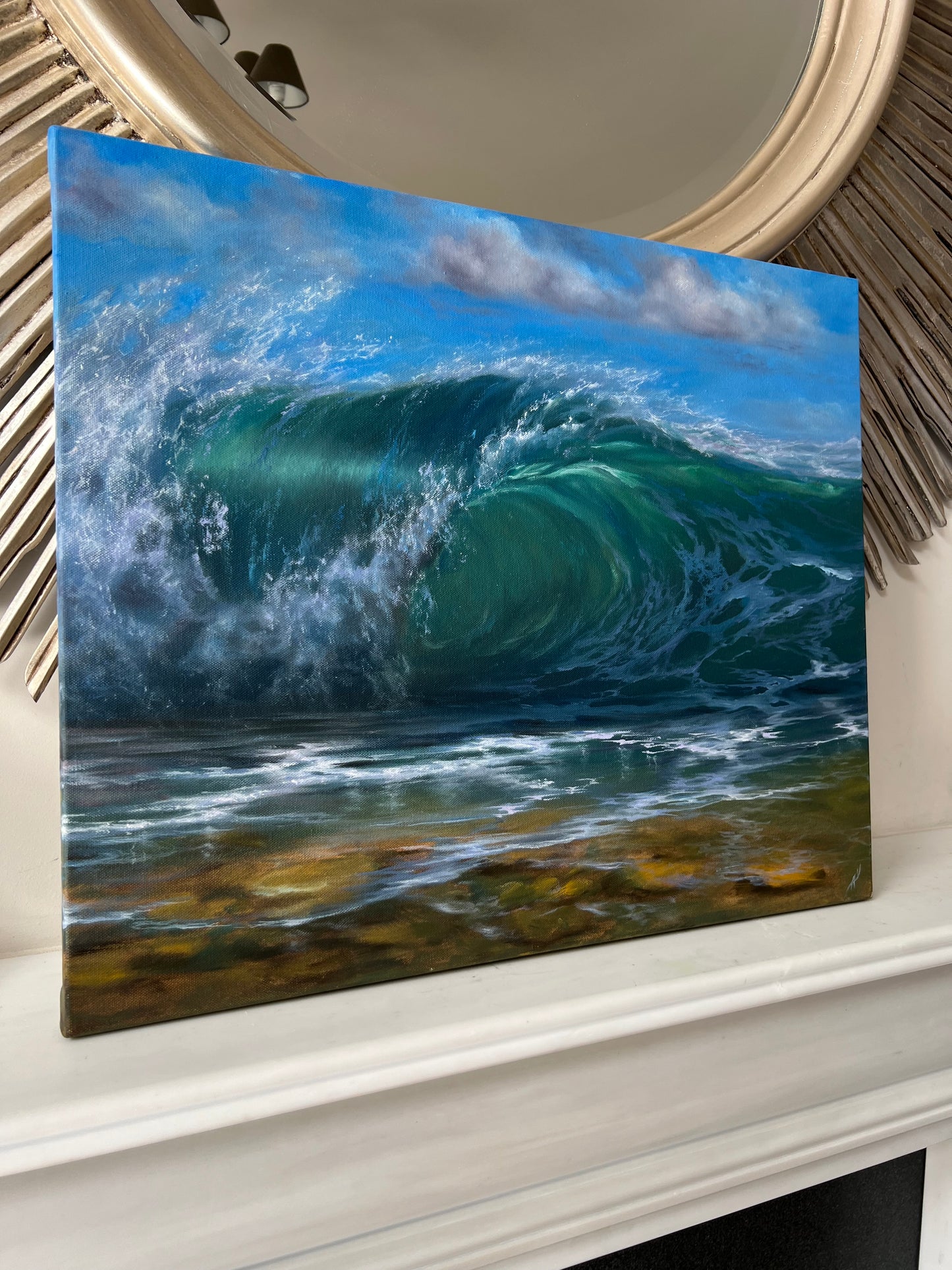 Only We Know, original oil ocean painting