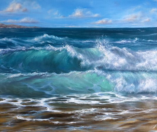 Joyful Times, 50x60 cm, original oil painting