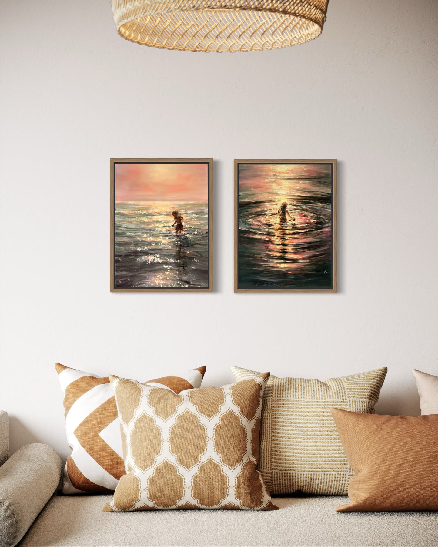 Collecting Stardust, 30x40 cm, Linen, original oil painting