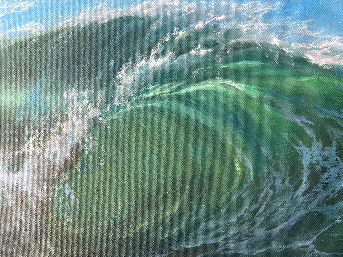 Only We Know, original oil ocean painting