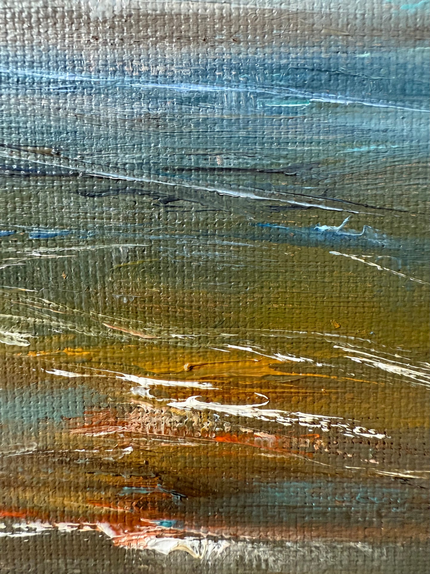 Ocean’s romance, 30x40 cm, original seascape oil painting
