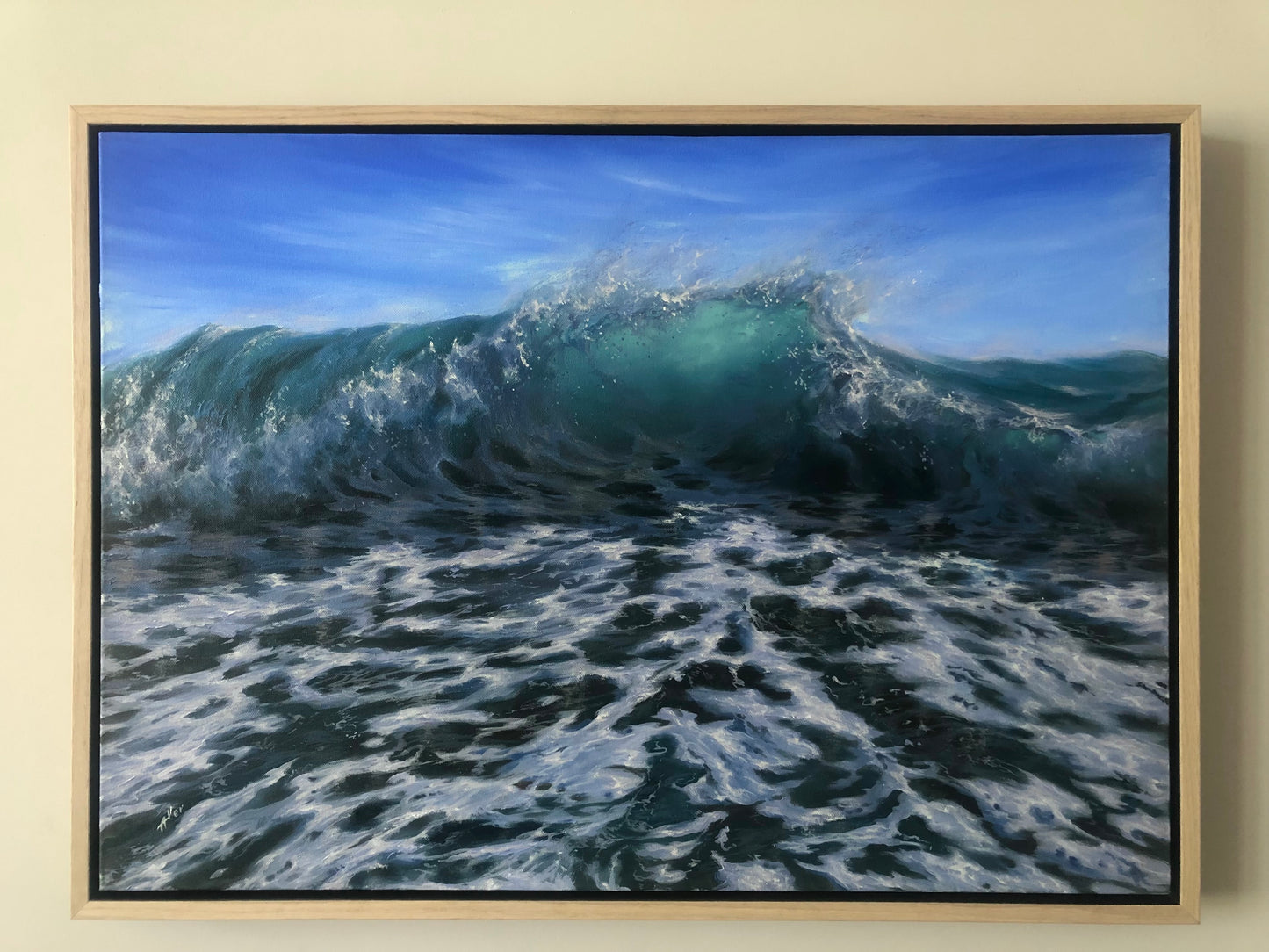 Framed seascape to buy