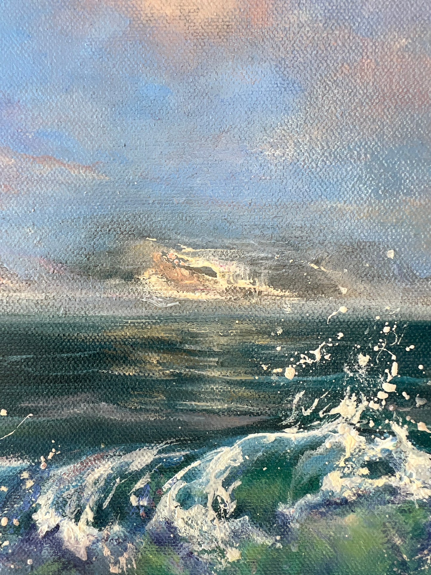 Escape, 61x76 cm, original oil painting