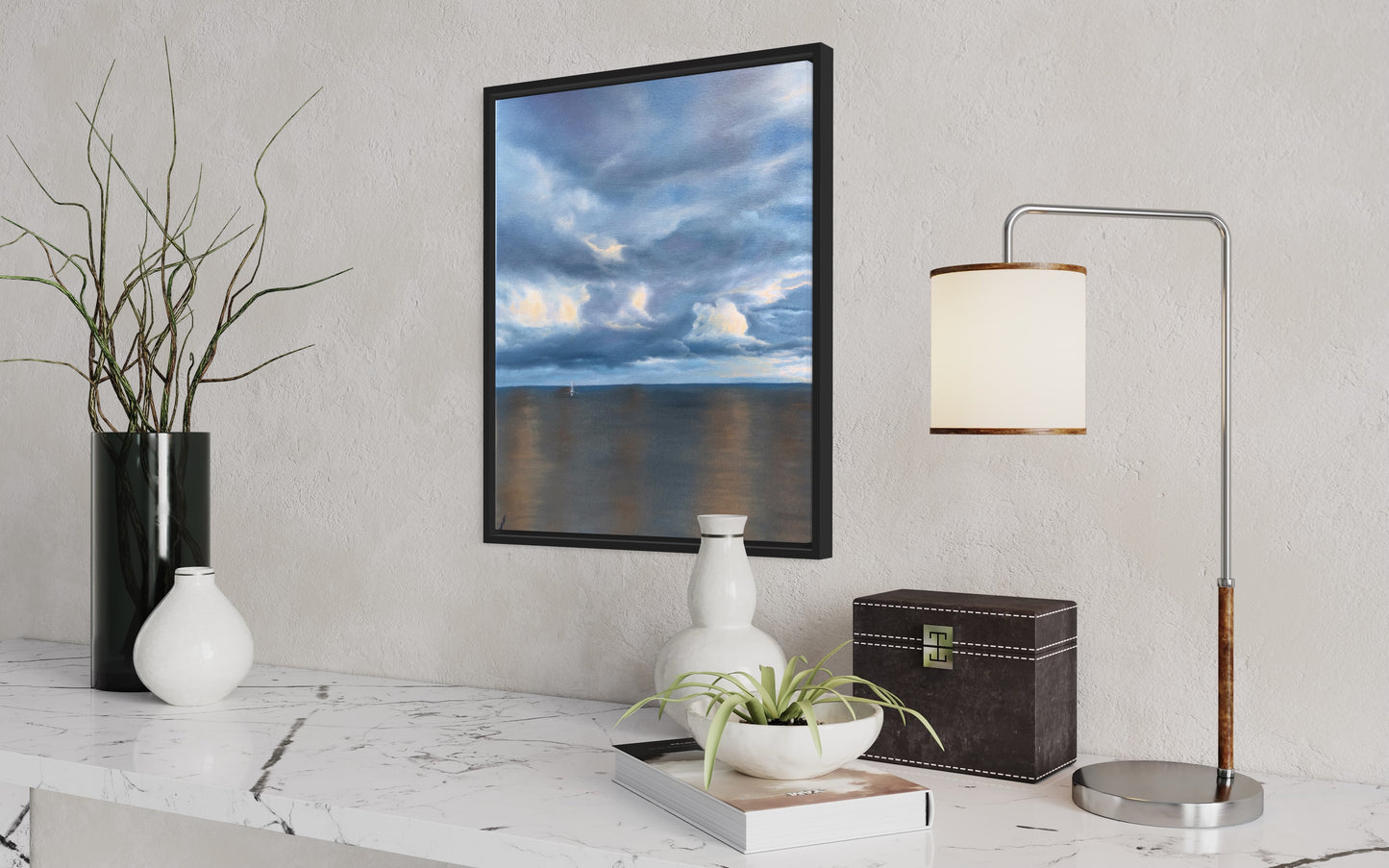 New Horizons, original oil painting, seascape