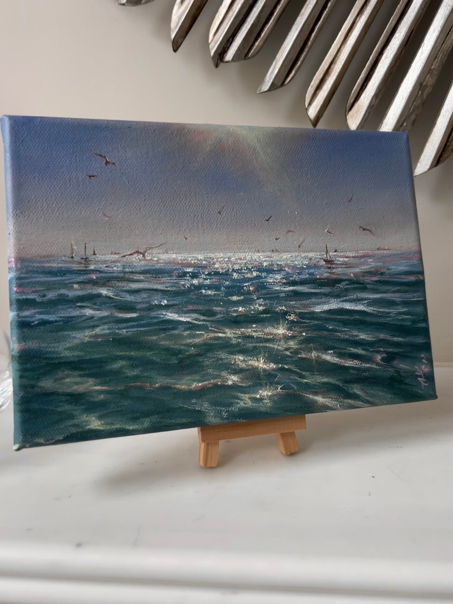 Low Tide, original seascape, oil painting