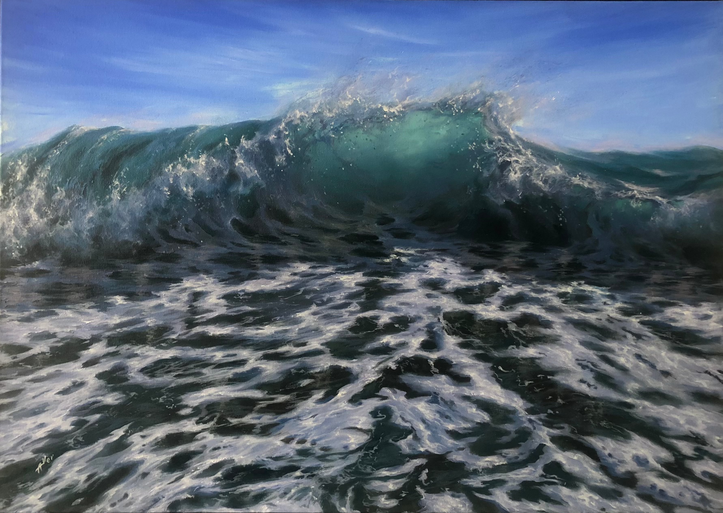 Limited edition fine art print 40x30cm - Boisterous Tide