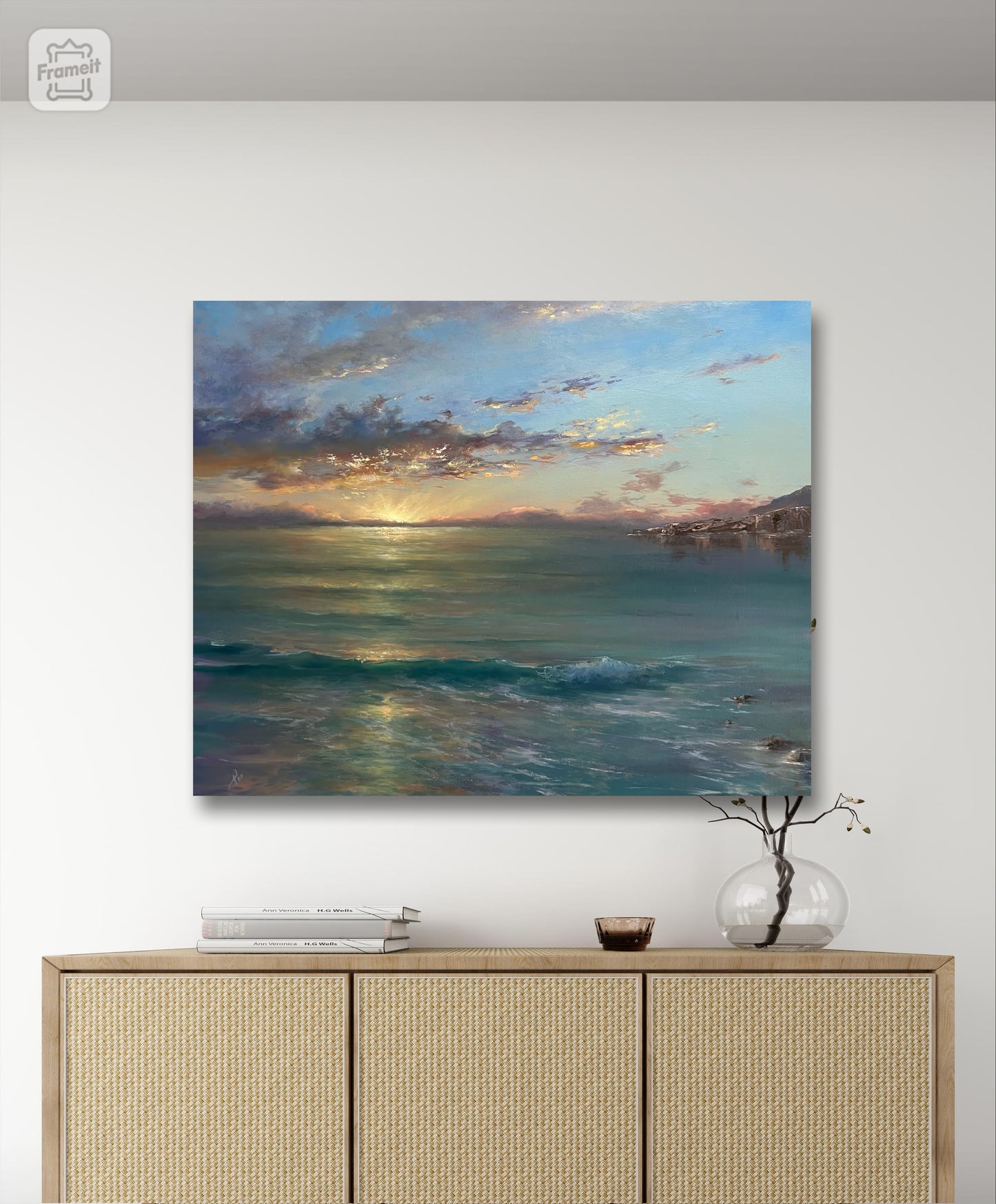 Summer’s Greeting, 61x76 cm, original oil painting