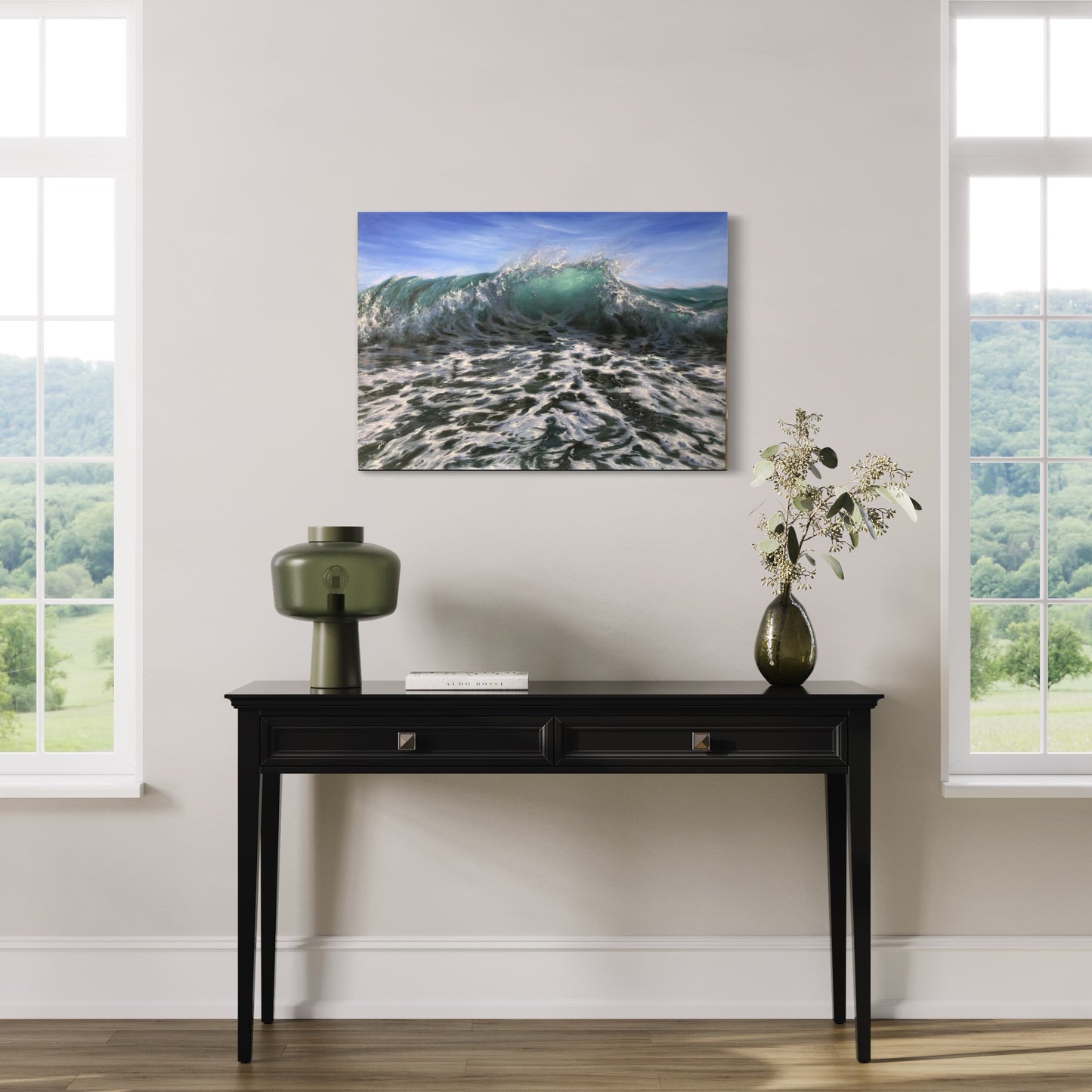 Ocean waves painting