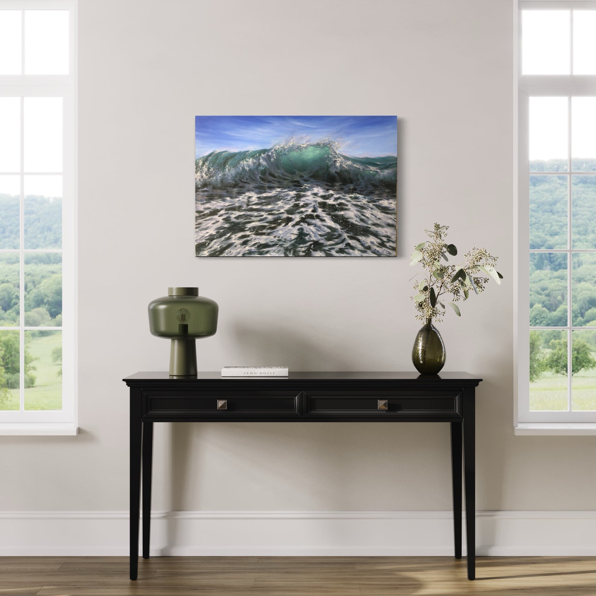 Ocean waves painting