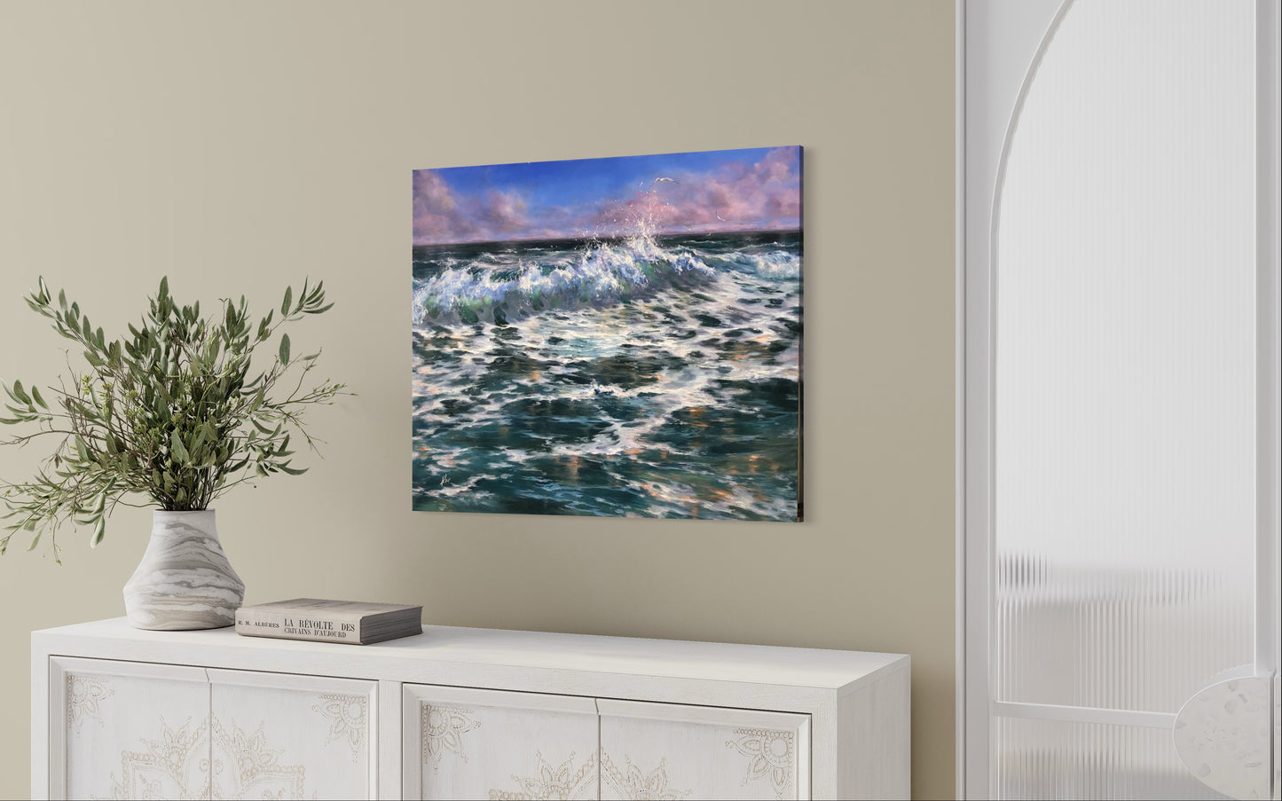 ready to hang original oil painting