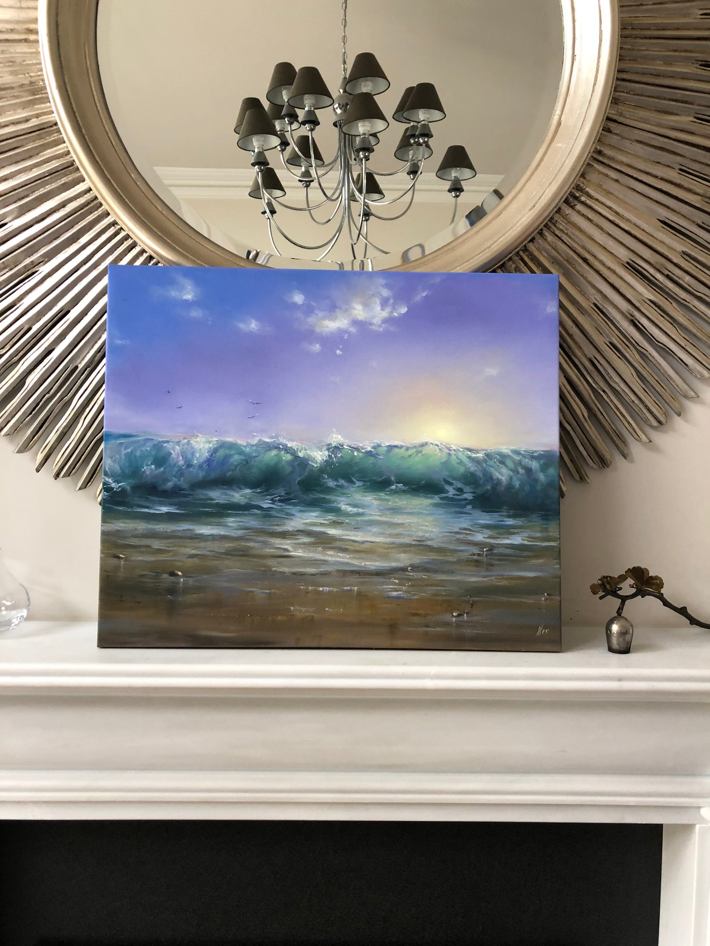 Shine Bright, original oil painting