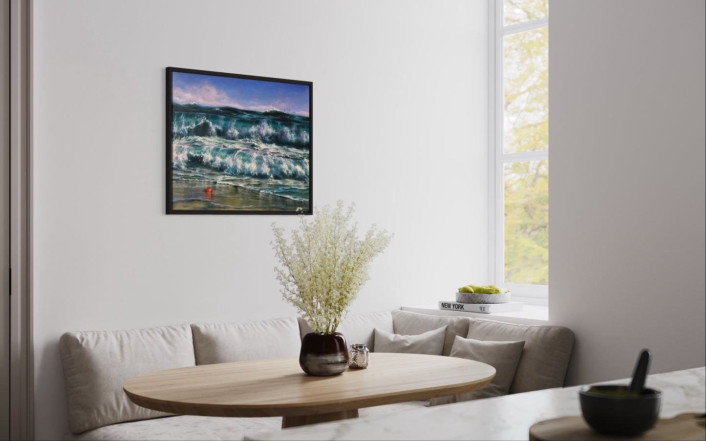The Gift, 50x60 cm, original oil painting