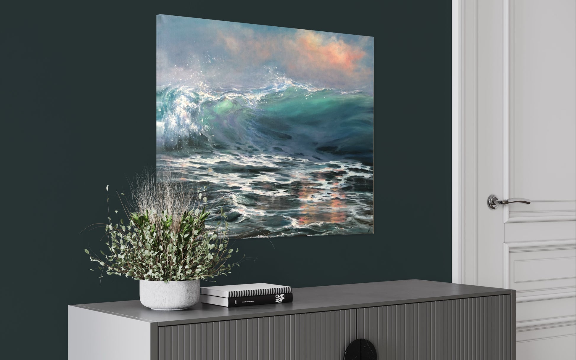 ready to hang oil painting to buy