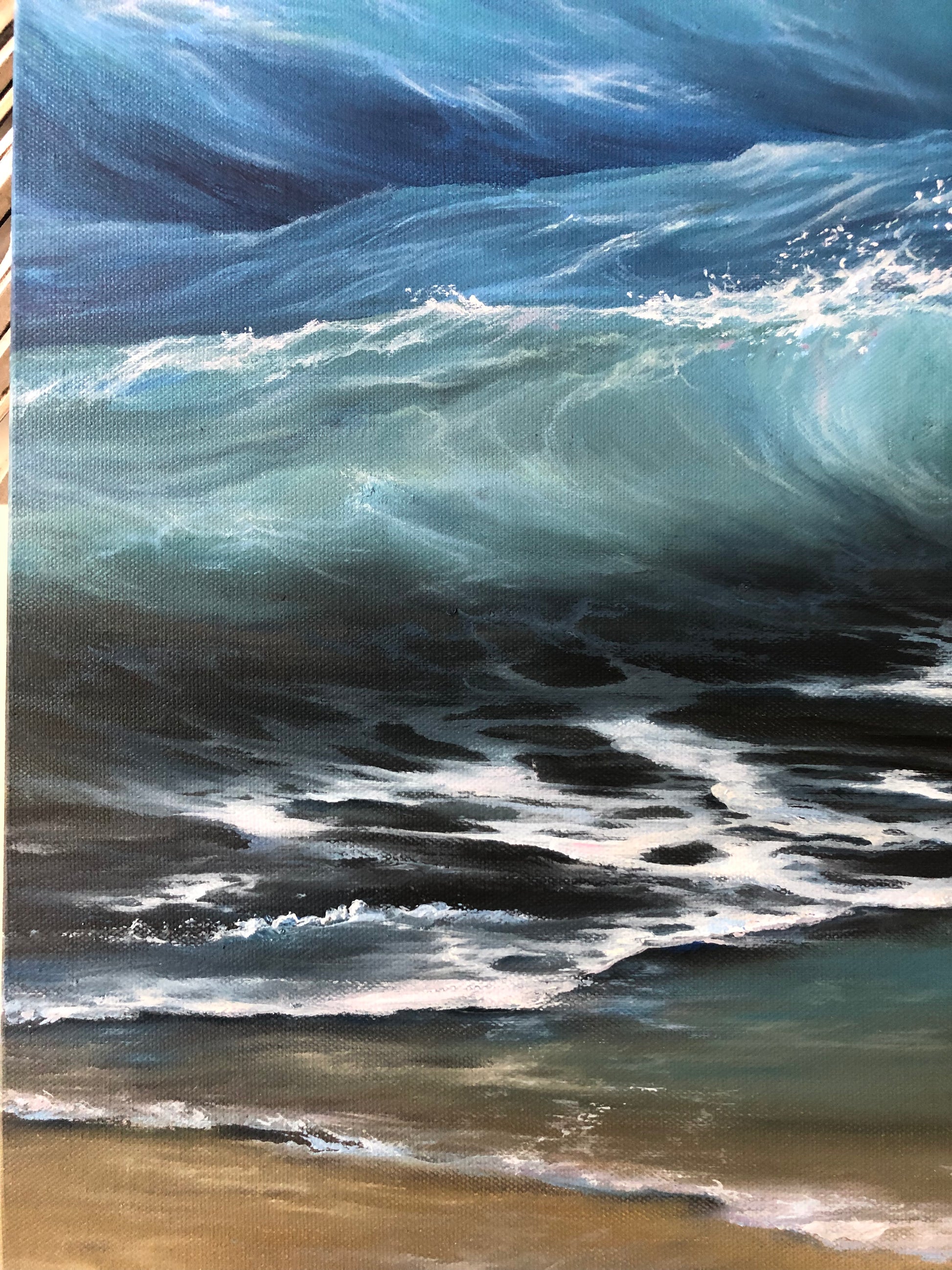 clear water painting