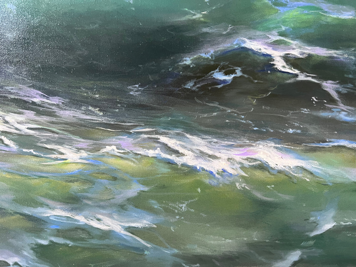 Blissful Tempest, original oil painting