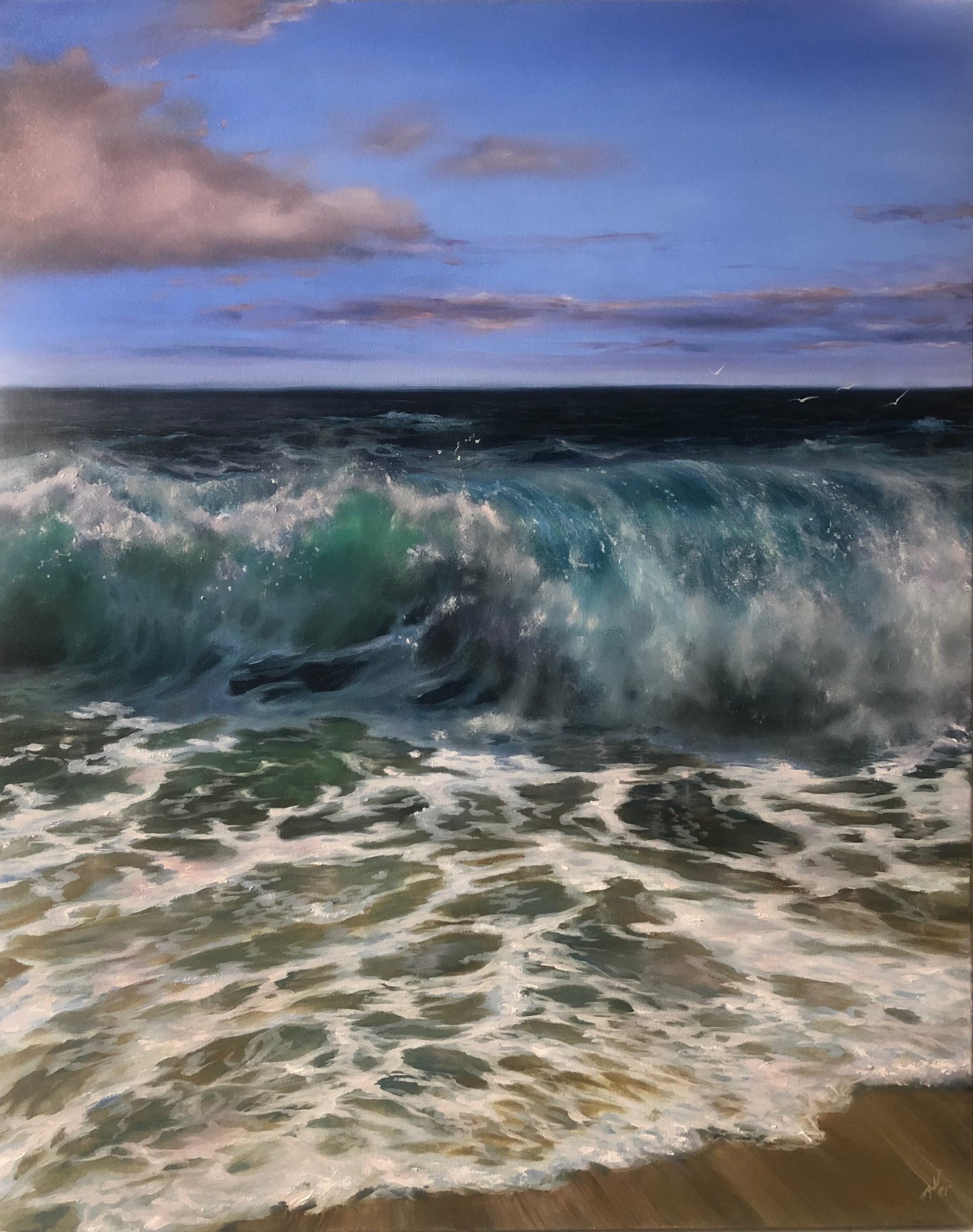 Tender Afternoon, original oil painting