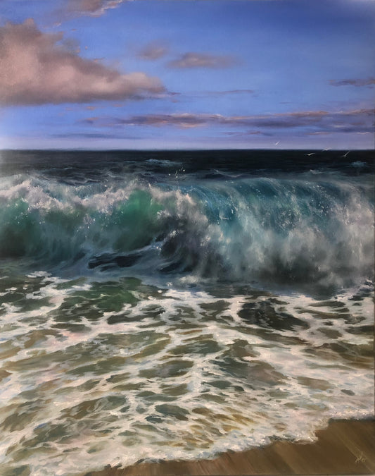 Tender Afternoon, 61x76 cm, original oil painting