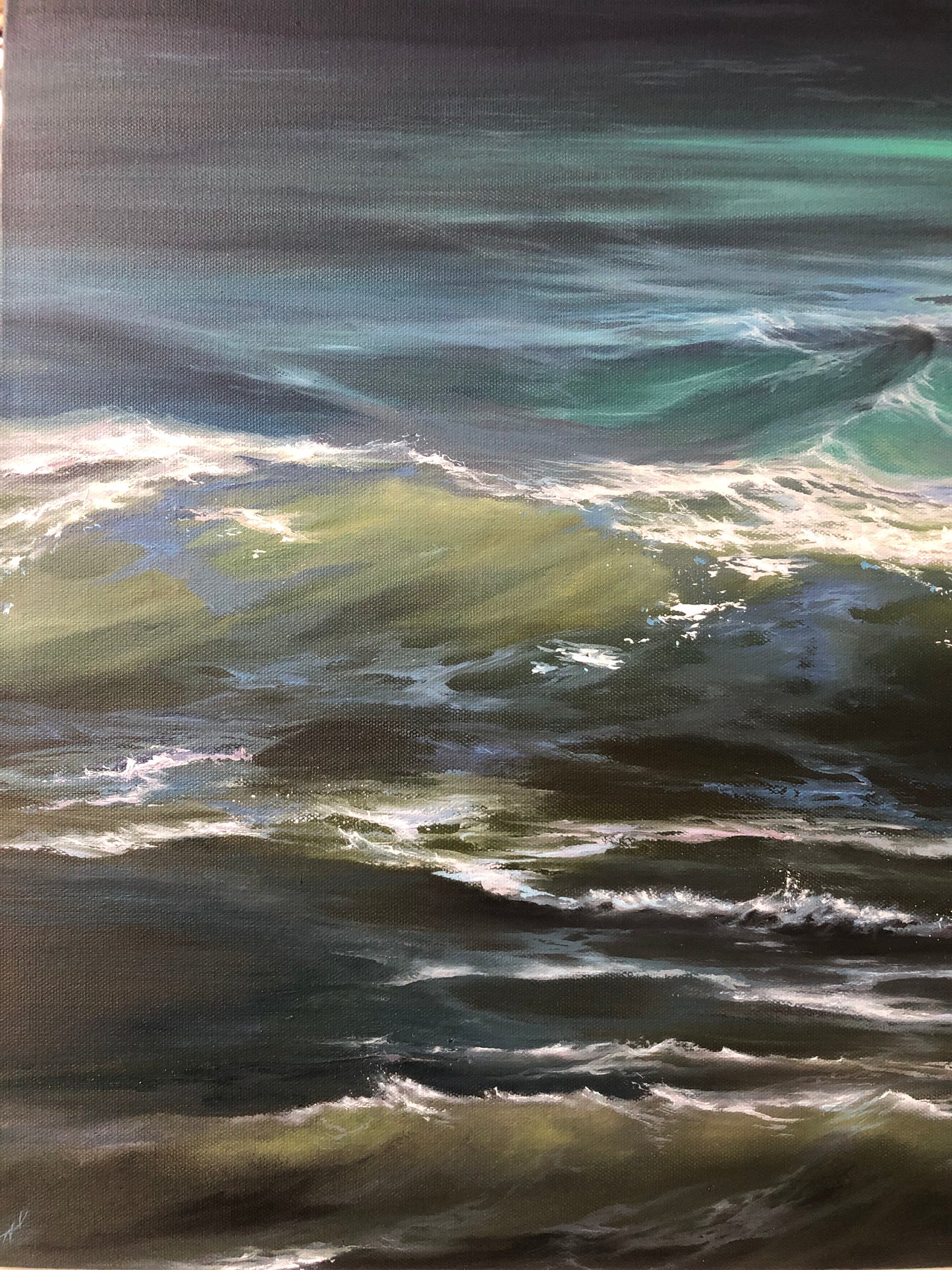 Storm is Coming, original oil painting