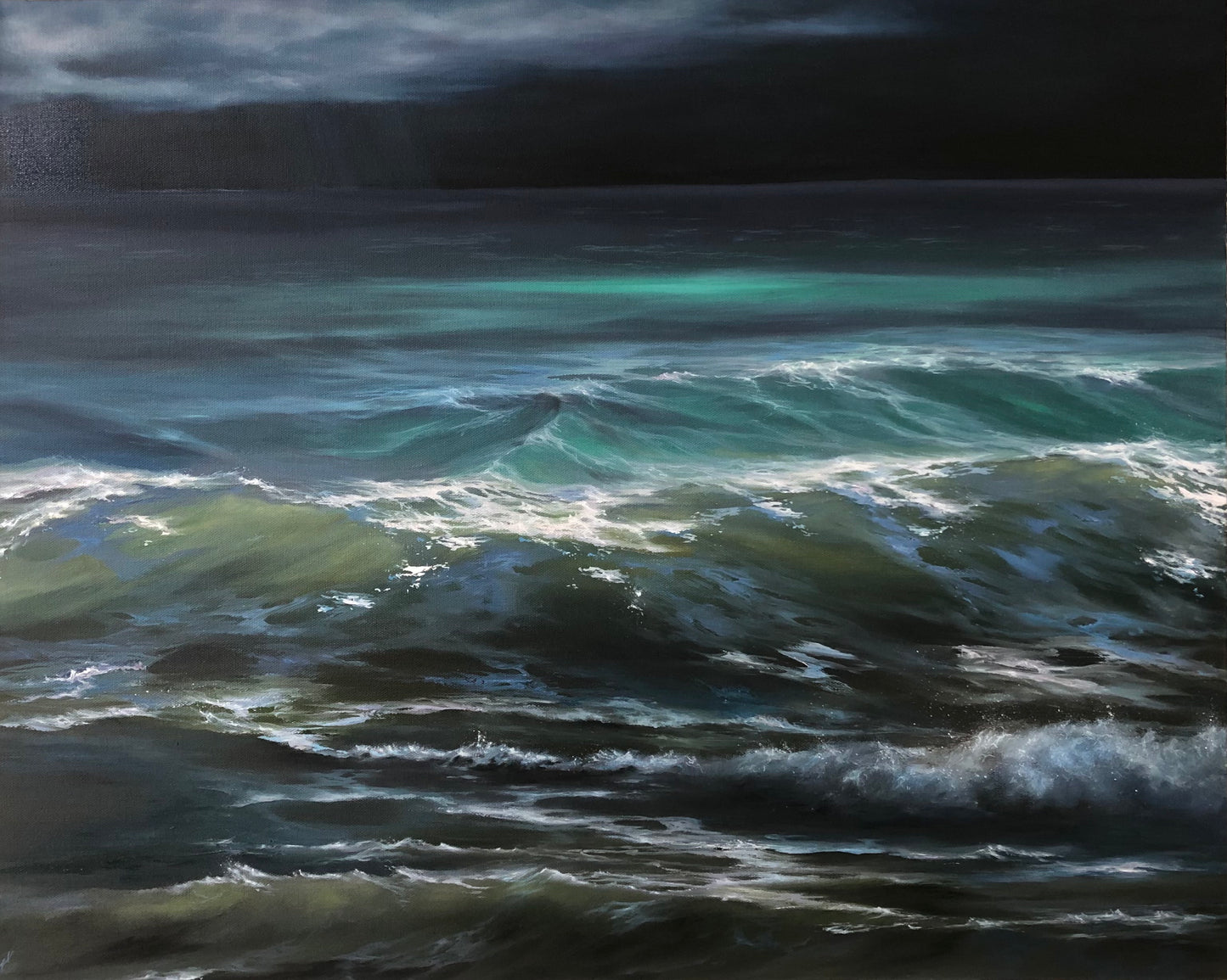 Storm is Coming, original oil painting