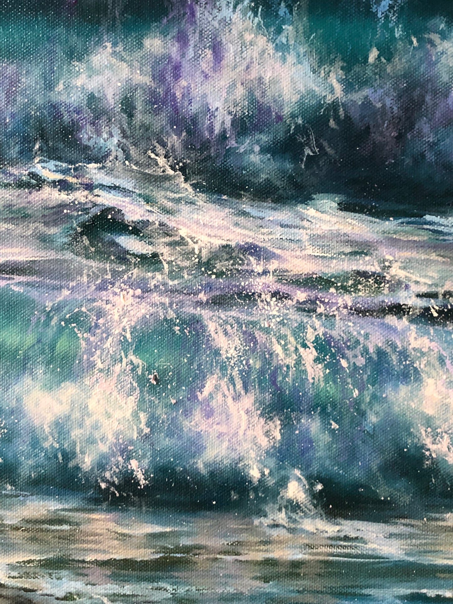 The Gift, 50x60 cm, original oil painting